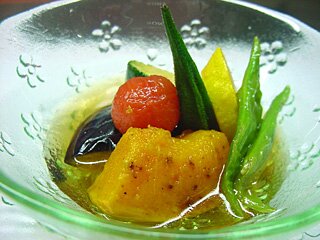 夏野菜の冷やし鉢